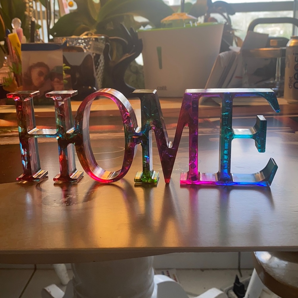 Resin decoration